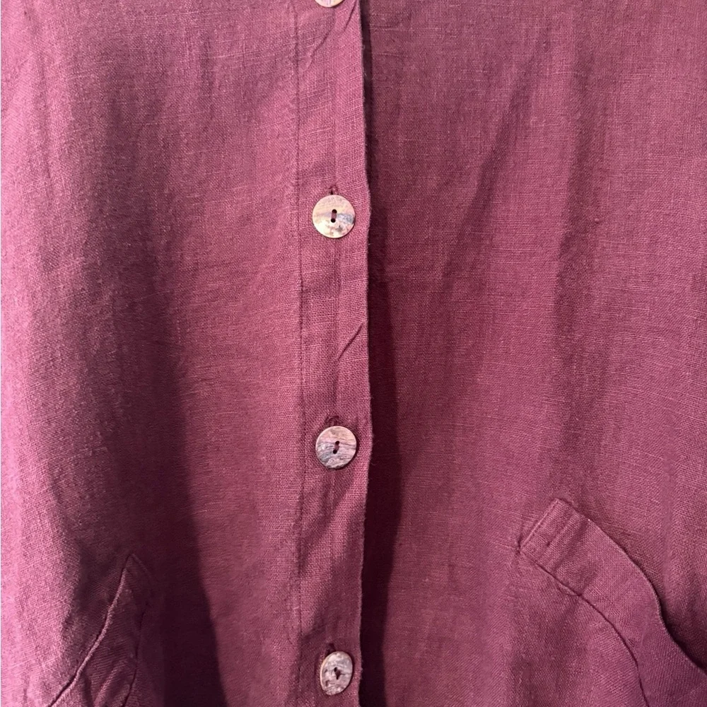 bryn Walker Danuta Linen Shirt Jacket - Picture 4 of 8